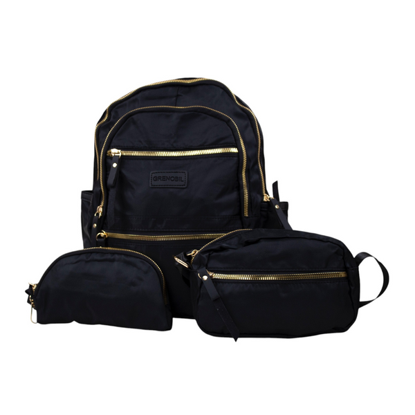 MOCHILA TRIO GRENOBIL AHY013 #BLACK