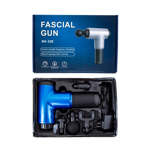 MASAJEADORA ELECTRICA FASCIAL GUN #AZUL