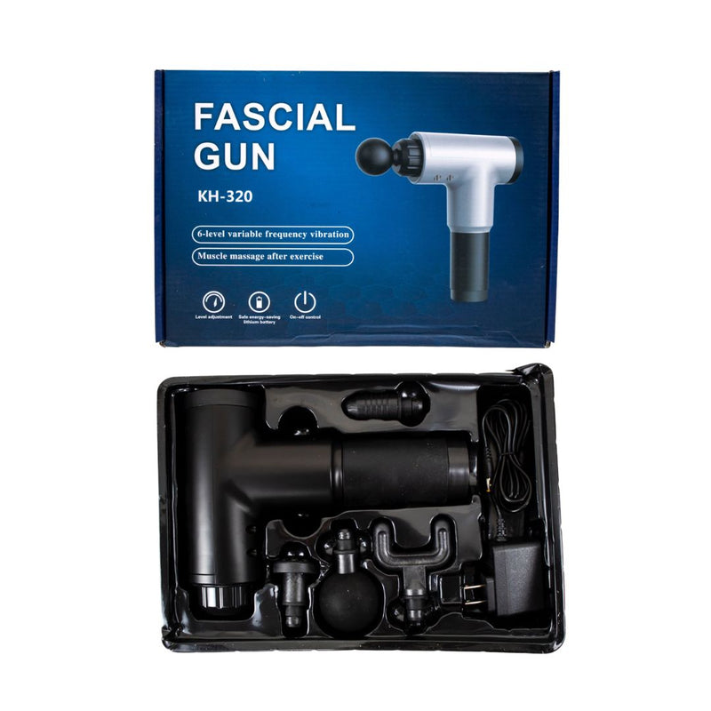 MASAJEADORA ELECTRICA FASCIAL GUN #NEGRO