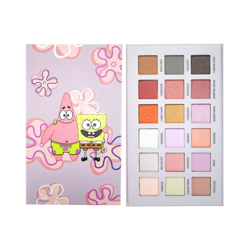 PALETA DE SOMBRAS MEDIANA #BOB ESPONJA Y PATRICIO