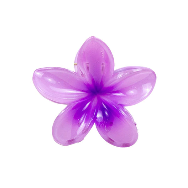 PINZA ACCESORIO DE CABELLO FLOR #MORADA