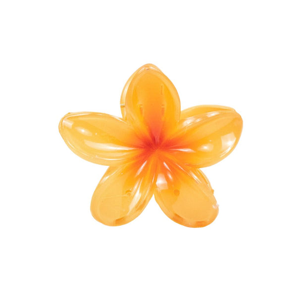 PINZA ACCESORIO DE CABELLO FLOR #NARANJA