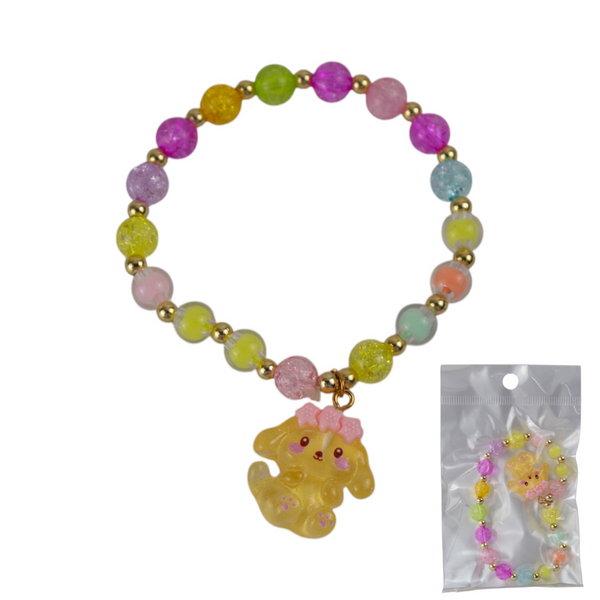 PULSERA BISUTERIA PERLAS KAWAI #POMPOMPURIN