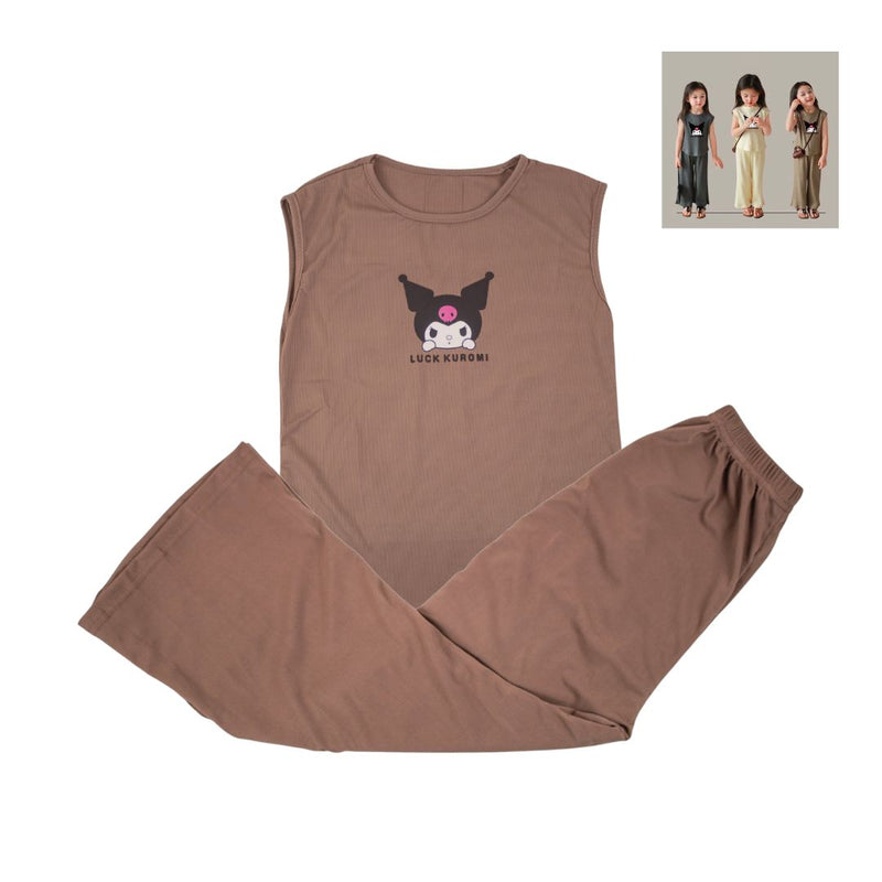 CONJUNTO PIJAMA VERANO INFANTIL TALLA 90 #KUROMI CAFE