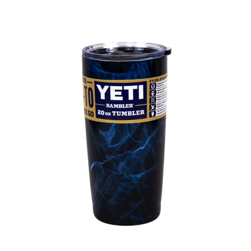 VASO TERMO ACERO YETI 20 OZ MARMOLEADO #AZUL-CELESTE