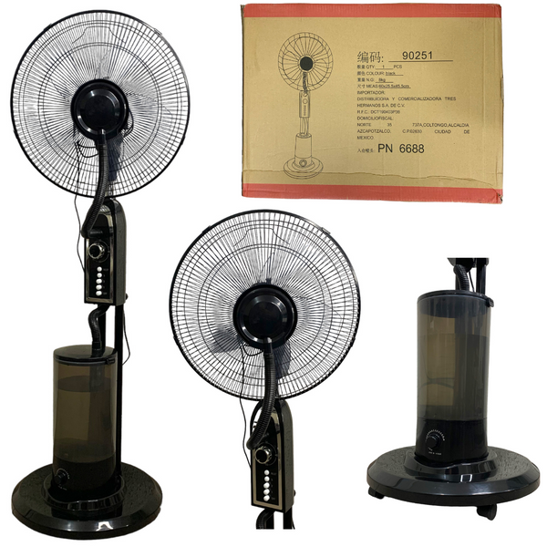 ABANICO VENTILADOR BRISA CON DIFUSOR DE AGUA