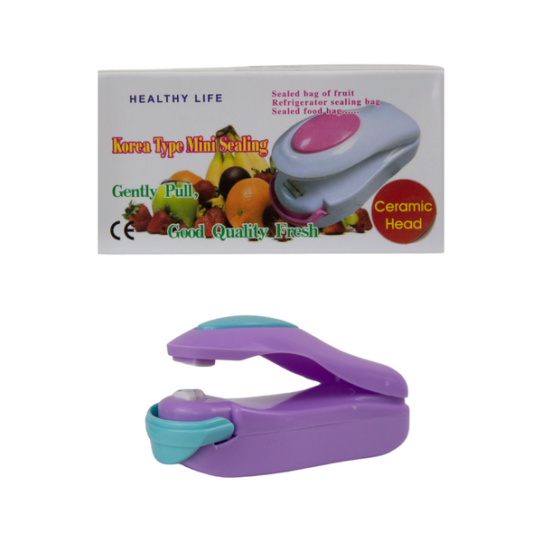 MINI SELLADORA TERMICA DE BOLSAS HEALTHY LIFE #MORADO