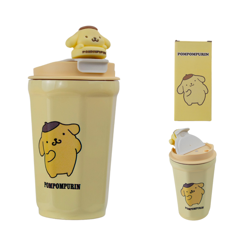 VASO TERMO ACERO COFFE KAWAI #POMPOMPURIN