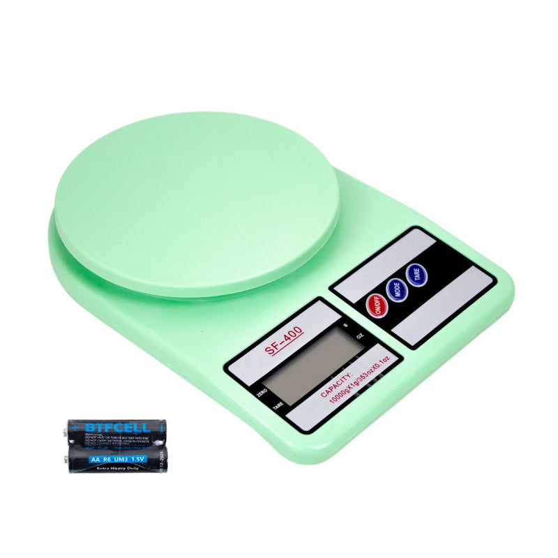 BASCULA ELECTRONIC KITCHEN SCALE SF-400 #VERDE