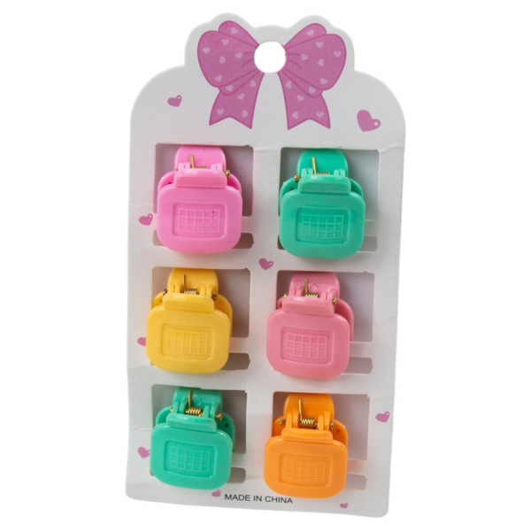 SET MINI PINZA 6 PIEZAS #CUADRADA