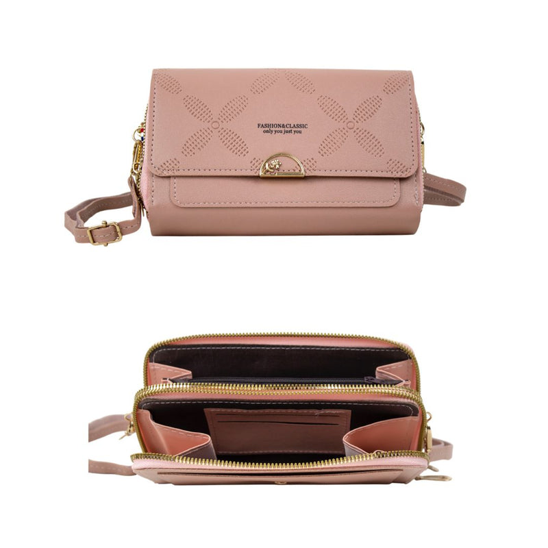 CARTERA DAMA FASHION CLASIC KB-5067 #PINK