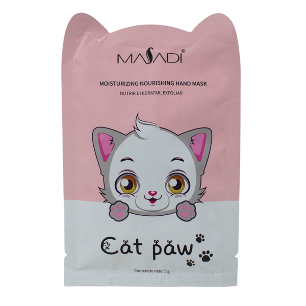 MASCARILLA MANOS MASADI MOISTURIZING #ROSA CAT PAW