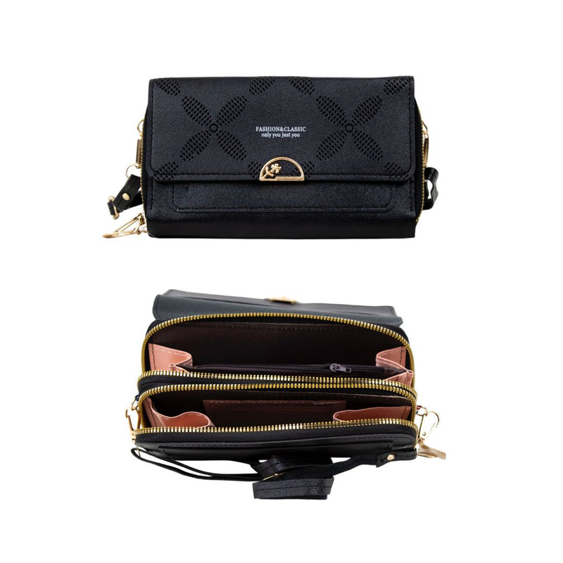 CARTERA DAMA FASHION CLASIC KB-5067 #BLACK