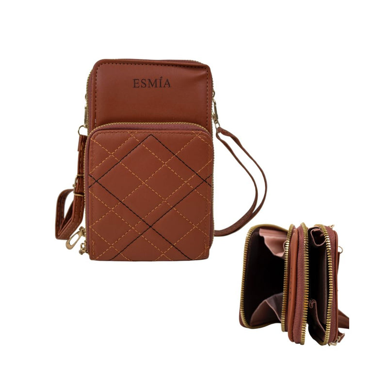 CROSS BODY ESMIA QB5061 #BROWN