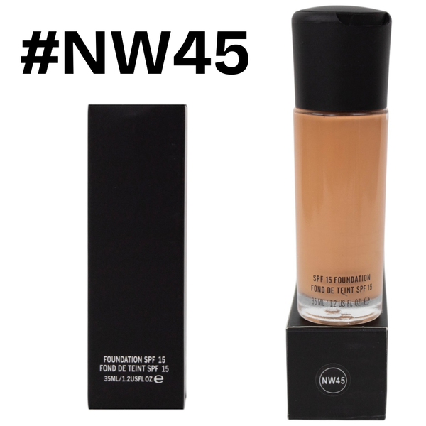 BASE DE MAQUILLAJE FOUNDATION SPF 15 #NW45