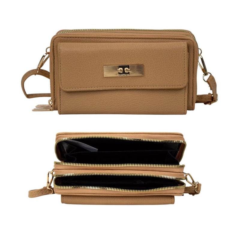 CARTERA DAMA GRENOBIL D4443 #KHAKI