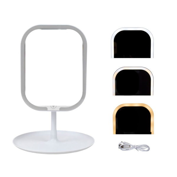 ESPEJO TABLE LAMP MAKE UP MIRROR #BLANCO