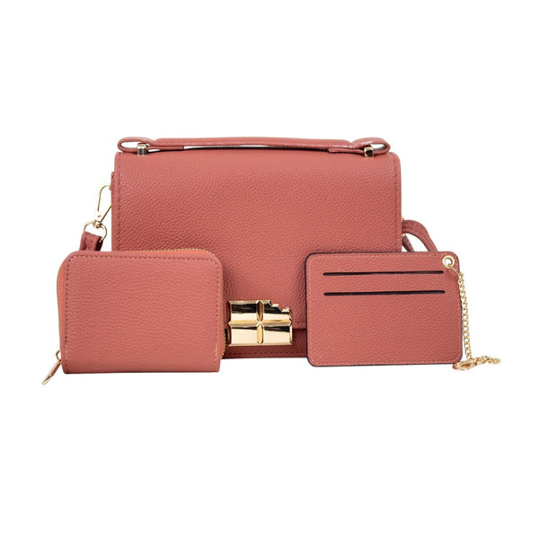 BOLSA TRIO GRENOBIL D4297 #D.PINK