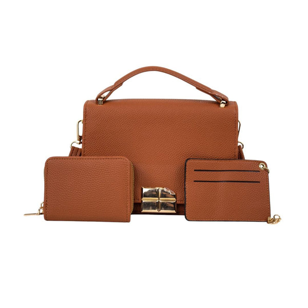 BOLSA TRIO GRENOBIL D4297 #BROWN