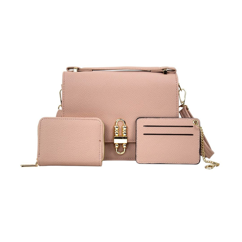 BOLSA TRIO GRENOBIL D4295 #PINK