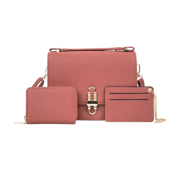 BOLSA TRIO GRENOBIL D4295 #D.PINK