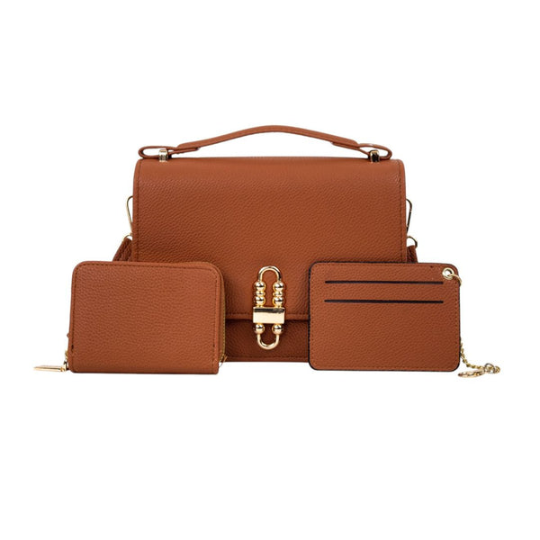 BOLSA TRIO GRENOBIL D4295 #BROWN