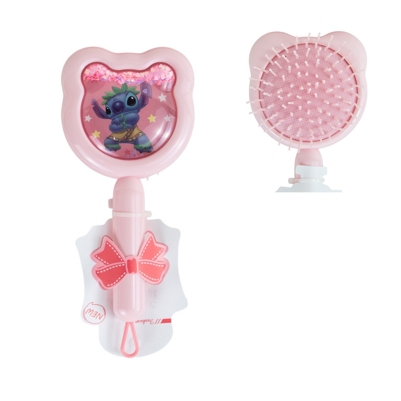 CEPILLO CABELLO FASHION KAWAI #STICH ROSA