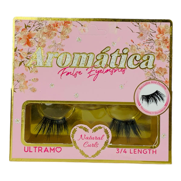 PESTAÑAS FALSE EYELASHES NATURAL CURLS ULTRAMO A #BK63