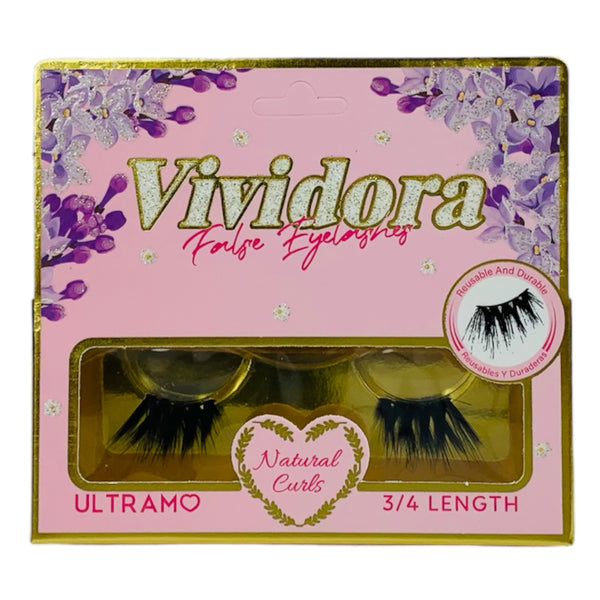 PESTAÑAS FALSE EYELASHES NATURAL CURLS ULTRAMO B #BK29