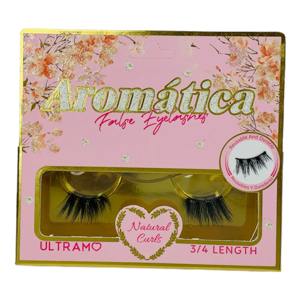 PESTAÑAS FALSE EYELASHES NATURAL CURLS ULTRAMO B #BK74