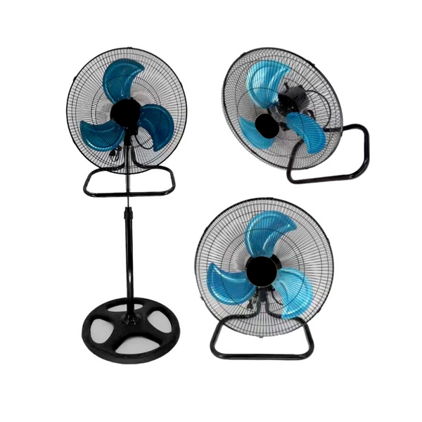 ABANICO VENTILADOR METALICO PEDESTAL 18" 3 EN  1