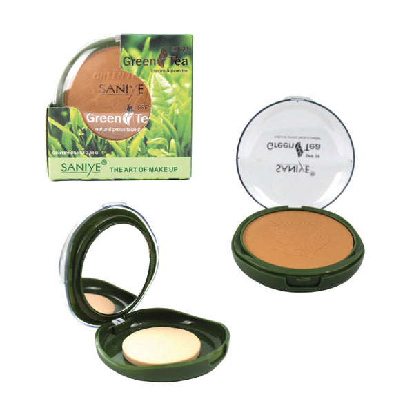 POLVO COMPACTO SPF 20 SANIYE GREEN TEA #1