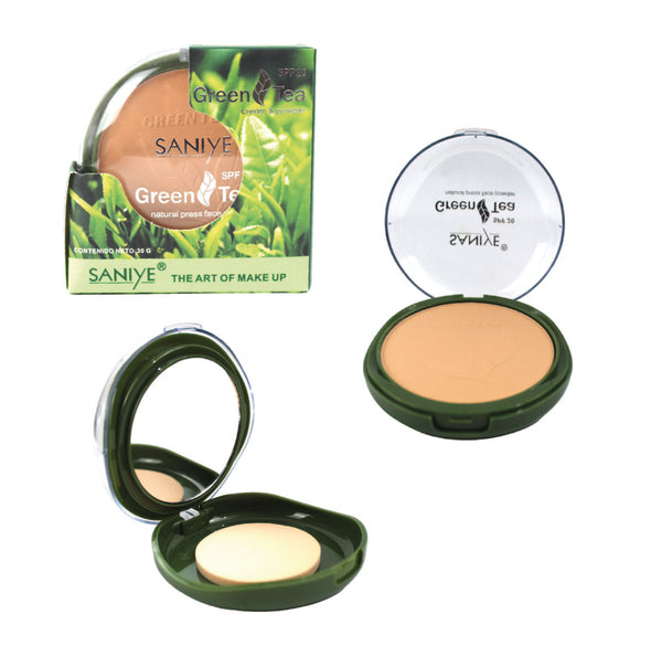 POLVO COMPACTO SPF 20 SANIYE GREEN TEA #2