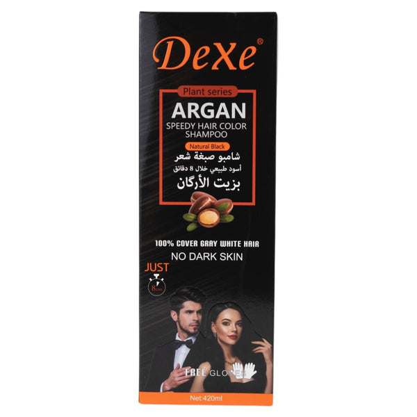 SHAMPOO TINTE PLANT SERIES DEXE #NEGRO EXTRACTO DE ARGAN