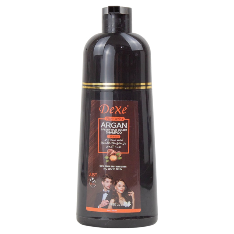 SHAMPOO TINTE PLANT SERIES DEXE #MARRON OSCURO EXTRACTO DE ARGAN