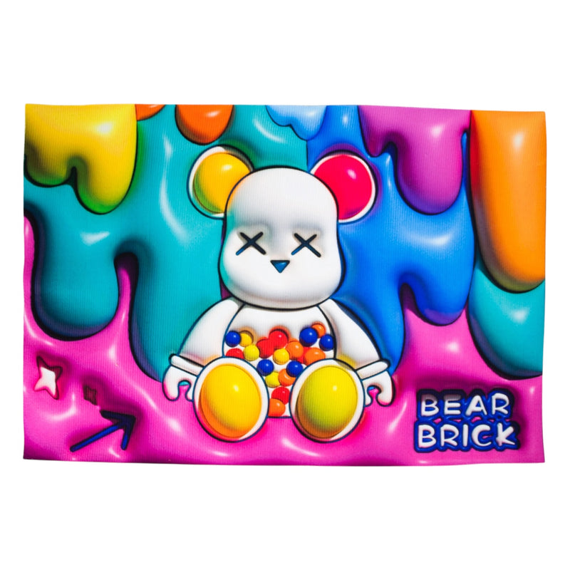 TAPETE ALFOMBRA KAWAI #BEAR BRICK OSO COLORES